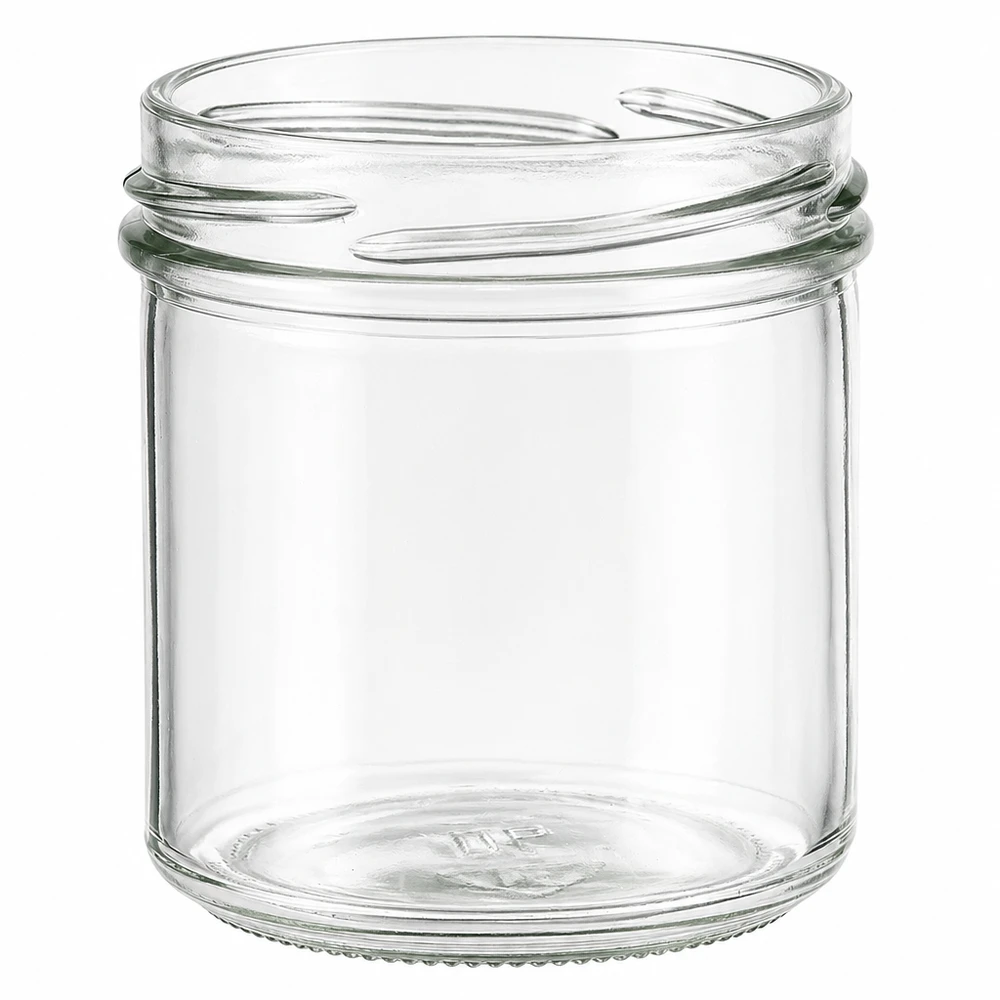 Lege UNiTWIST bekers 167ml TO66 van transparant glas voor jam en conserven