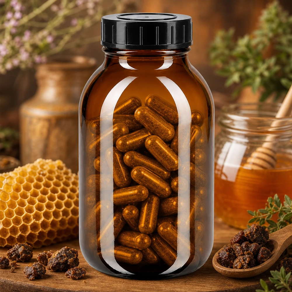 Fles met wijde hals 500 ml bruin glas met schroefdeksel Glazen fles van 500 ml in elegant bruin met brede opening voor gemakkelijk vullen en legen