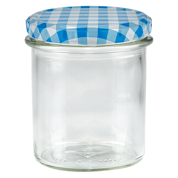 350ml bekers met BasicSeal deksel blauw UNiTWIST