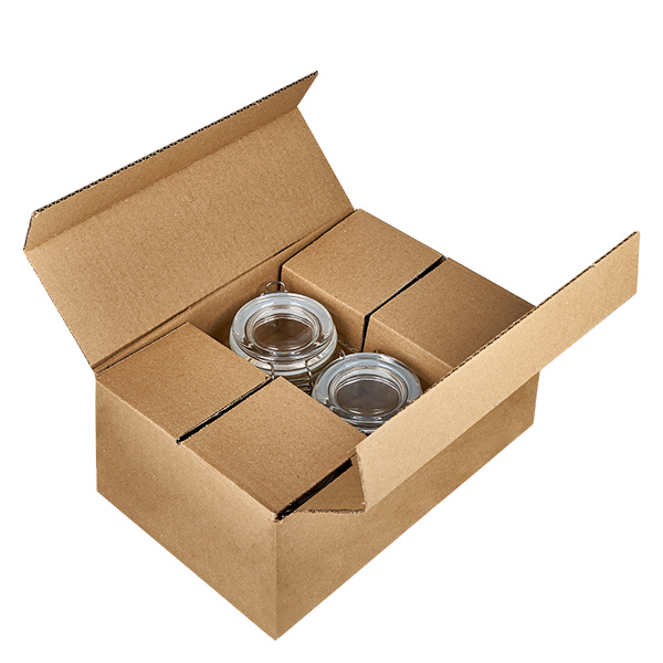 250 ml voorraadpot type S met scharnierende top UN.