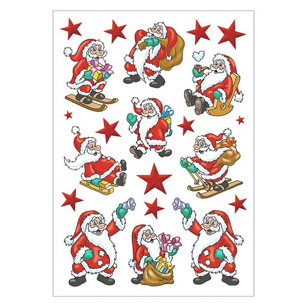 Sticker "Kerstman 1" (63 stickers)