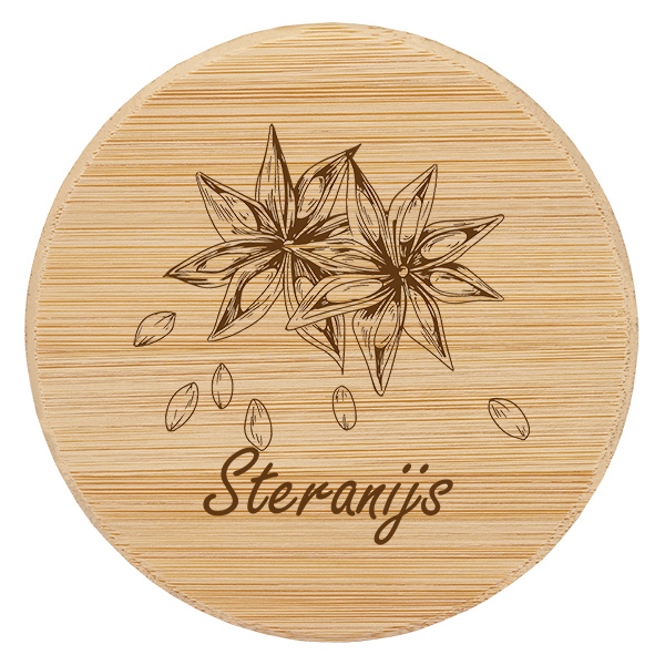 Houten deksel "Steranijs" voor WECK RR60 Houten deksel "Steranijs" voor WECK RR60