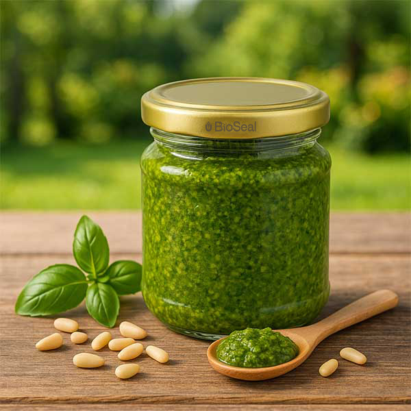 53ml rond glas met BioSeal deksel goud UNiTWIST