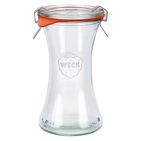 200ml delicatessenglas compleet WECK RR60