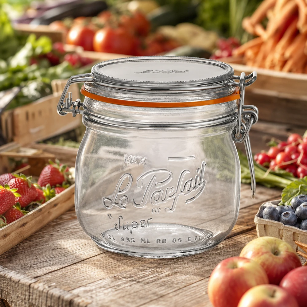 Le Parfait® pot 500 ml Ø85 mm voorraad Le Parfait® pot 500 ml Ø85 mm voorraad