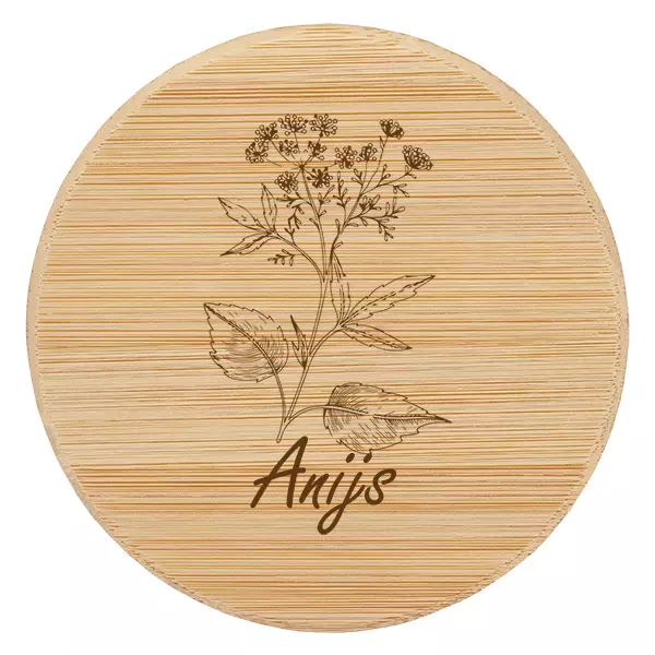 Houten deksel "Anijs" voor WECK RR60