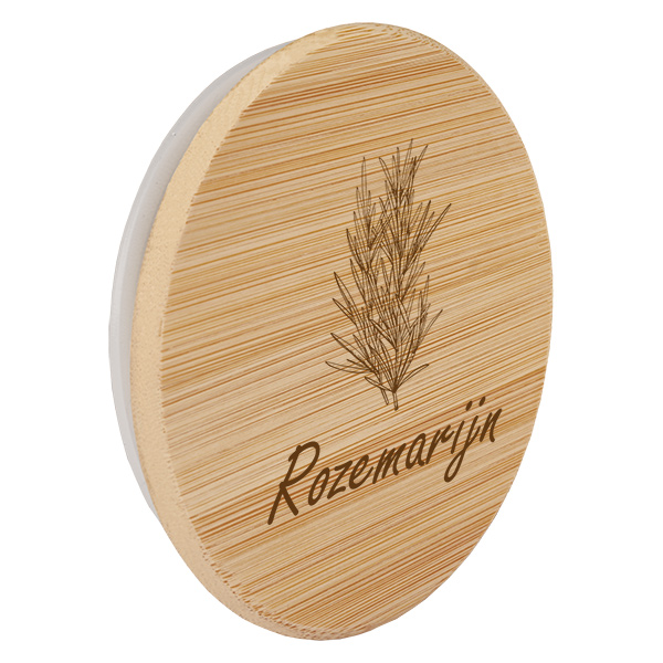 Houten deksel "Rozemarijn" voor WECK RR60 Houten deksel "Rozemarijn" voor WECK RR60