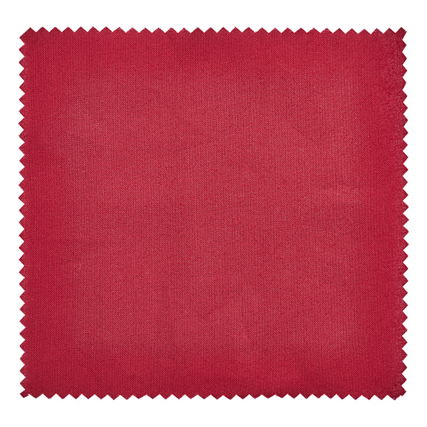 Stoffen sierkleedje, wijnrood, 15 cm, vierkant