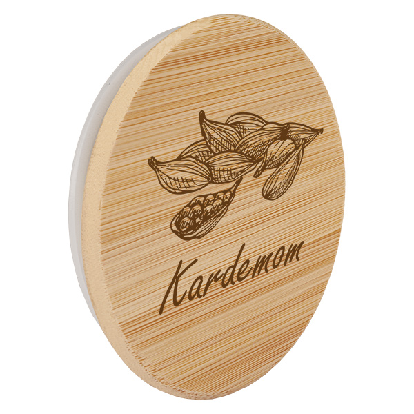 Houten deksel "Kardemom" voor WECK RR60 Houten deksel "Kardemom" voor WECK RR60