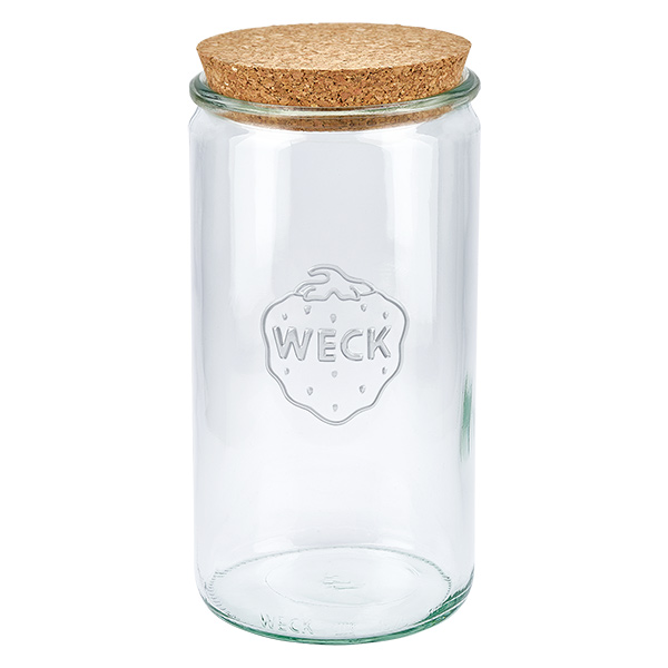 1590ml cilinderglas WECK RR100 met kurk