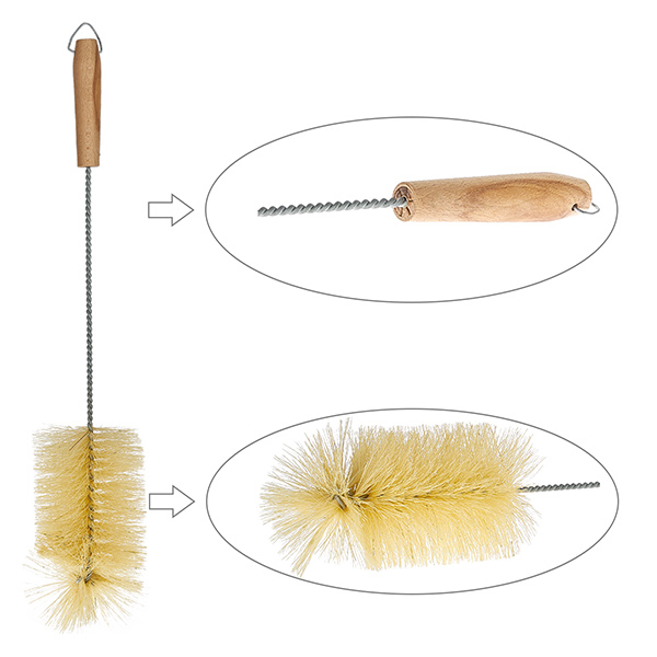 Glasborstel met houten steel voor RR100