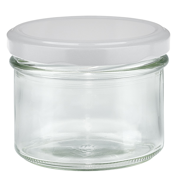 225ml bekers met BasicSeal deksel wit UNiTWIST