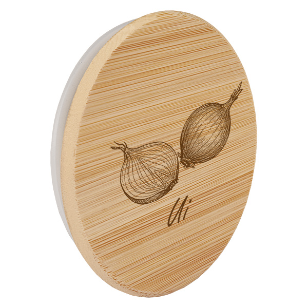 Houten deksel "Ui" voor WECK RR60 Houten deksel "Ui" voor WECK RR60