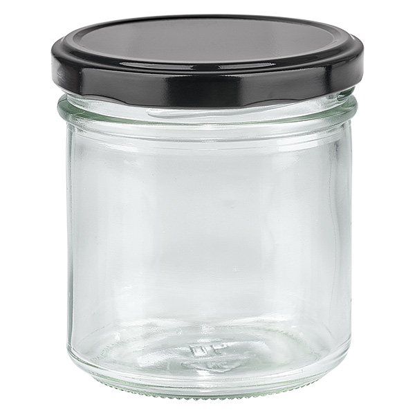 167ml bekers met BasicSeal deksel zwart UNiTWIST