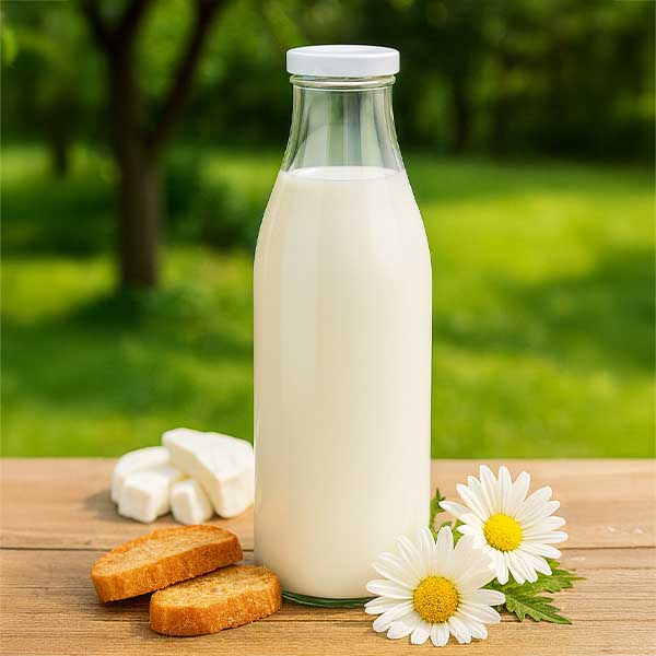 1000ml fles met BasicSeal deksel wit UNiTWIST