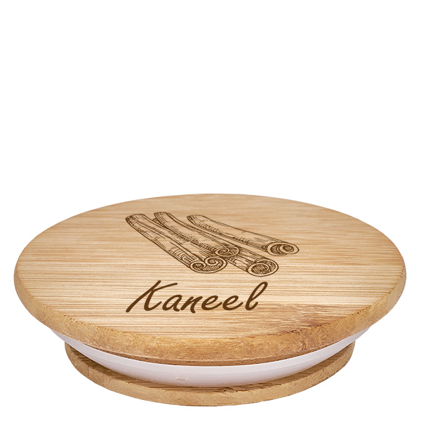 Houten deksel "Kaneel" voor WECK RR60 Houten deksel "Kaneel" voor WECK RR60