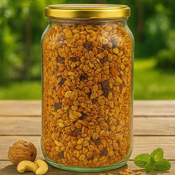 1062ml rond glas met BasicSeal deksel goud UNiTWIST