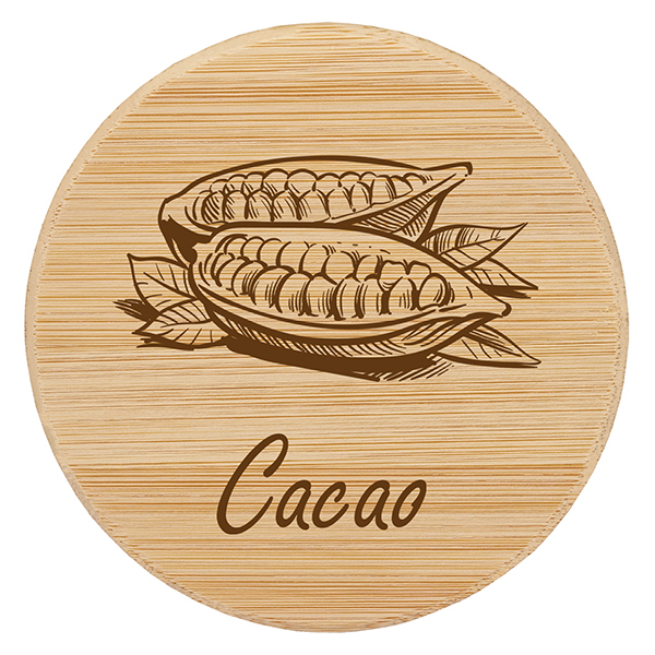 Houten deksel "Cacao" voor WECK RR100