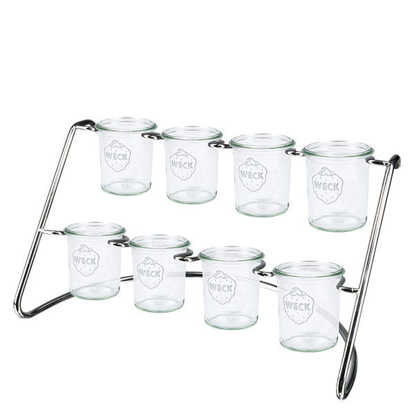 Serveerrek Flato8 voor 8 WECK stortglas