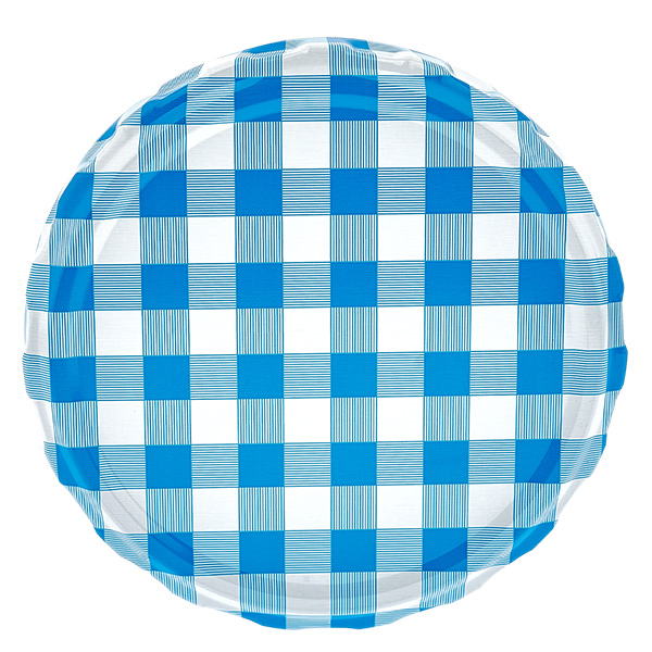 82mm BasicSeal deksel ruit blauw/wit (TO82) UNiTWIST 82mm BasicSeal deksel ruit blauw/wit (TO82) UNiTWIST