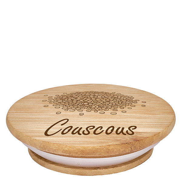 Houten deksel "Couscous" voor WECK RR100