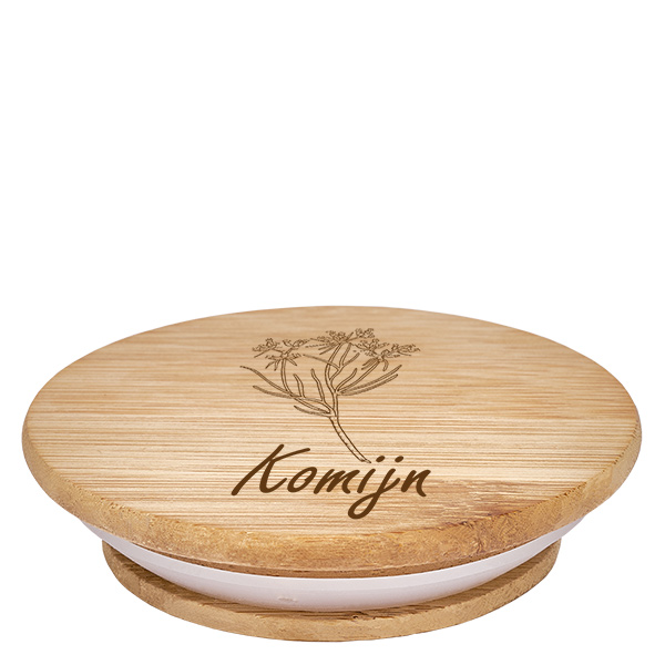 Houten deksel "Komijn" voor WECK RR60 Houten deksel "Komijn" voor WECK RR60