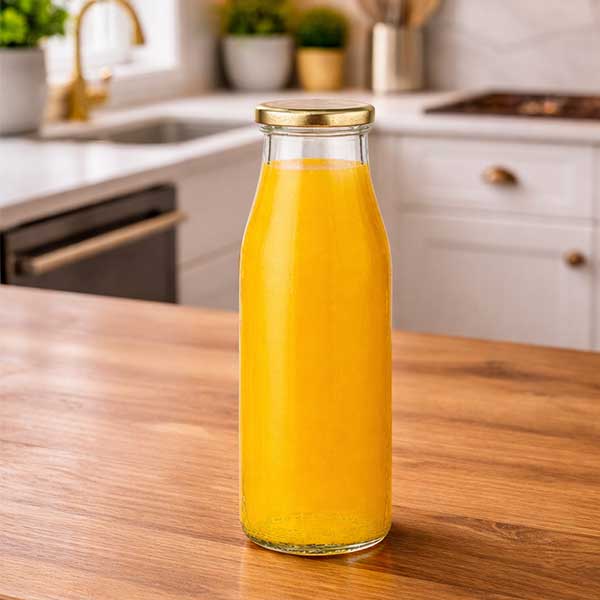 500ml fles met BasicSeal deksel goud UNiTWIST