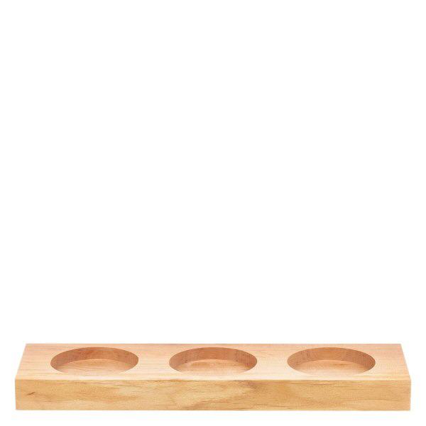 Plano3 serveerplank voor 3 WECK Stortglas