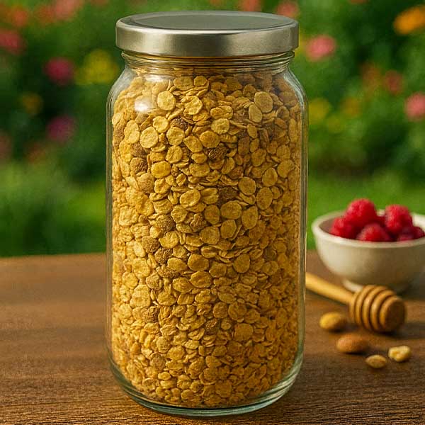 1062ml rond glas met BasicSeal deksel zilver UNiTWIST