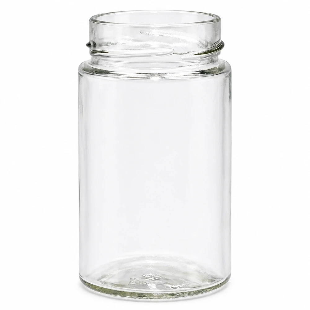 245ml rond glas zonder deksel (TO58deep) UNiTWIST UNiTWIST Runda245 Ronde pot 245ml TO58deep Inmaakpot Schroefdop pot transparant leeg zonder deksel Glazen pot