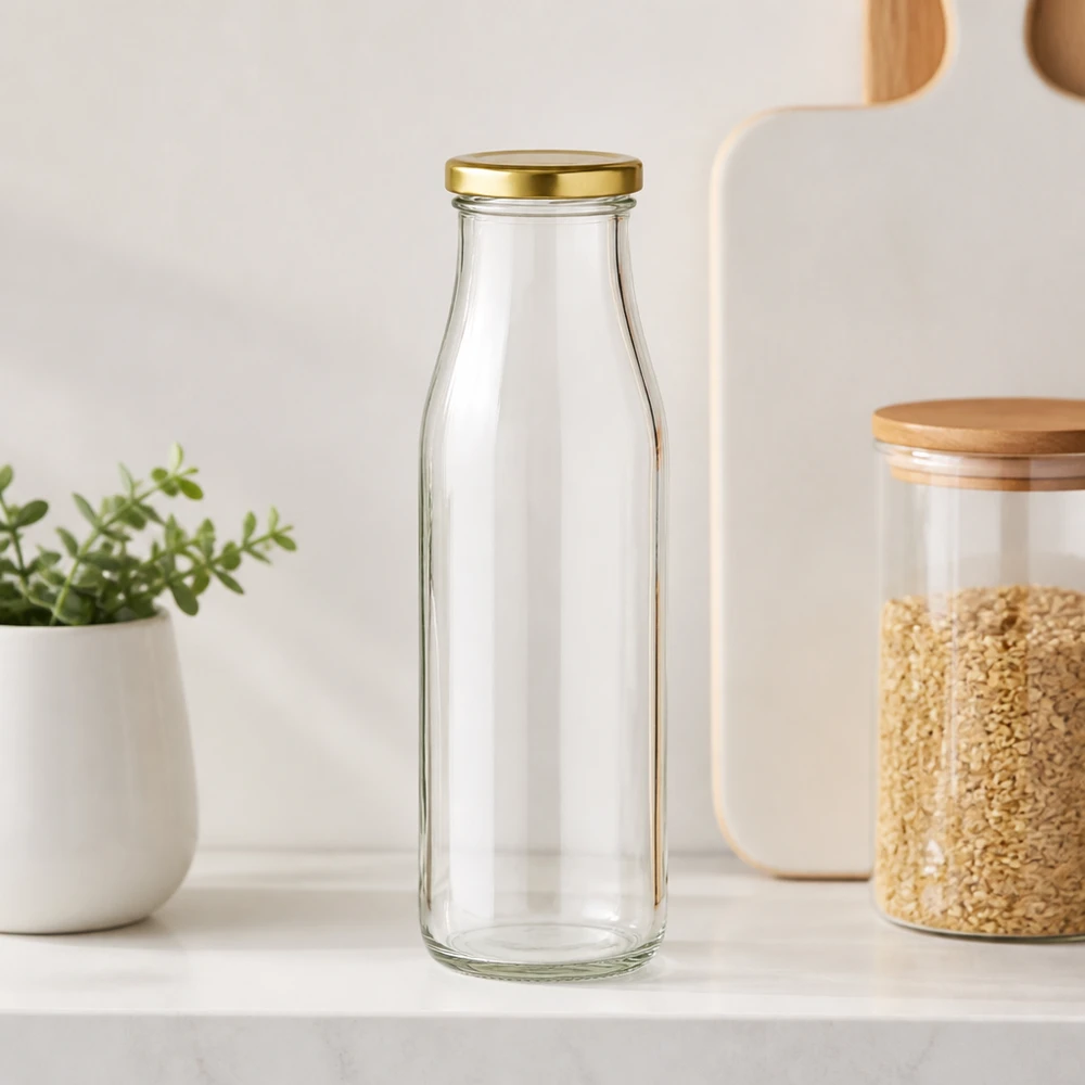 500ml fles met BasicSeal deksel goud UNiTWIST 500ml fles met BasicSeal deksel goud UNiTWIST