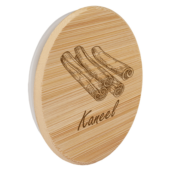Houten deksel "Kaneel" voor WECK RR60 Houten deksel "Kaneel" voor WECK RR60