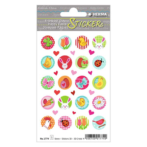 Paasgeluk stickers (20 stickers met glitter) Paasgeluk stickers (20 stickers met glitter)