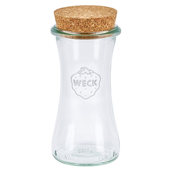 100ml delicatessenglas WECK RR40 met kurk
