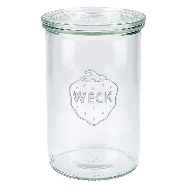 1000ml stortglas met glazen deksel WECK RR100