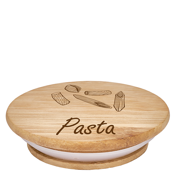 Houten deksel "Pasta" voor WECK RR100