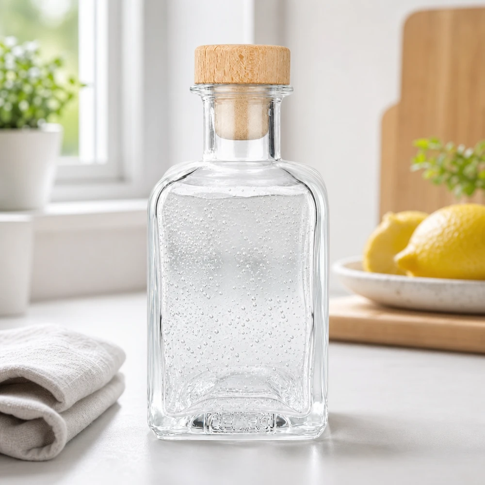 200 ml Apothekersfles Clara met houten handgreepkurk UNiTWIST®