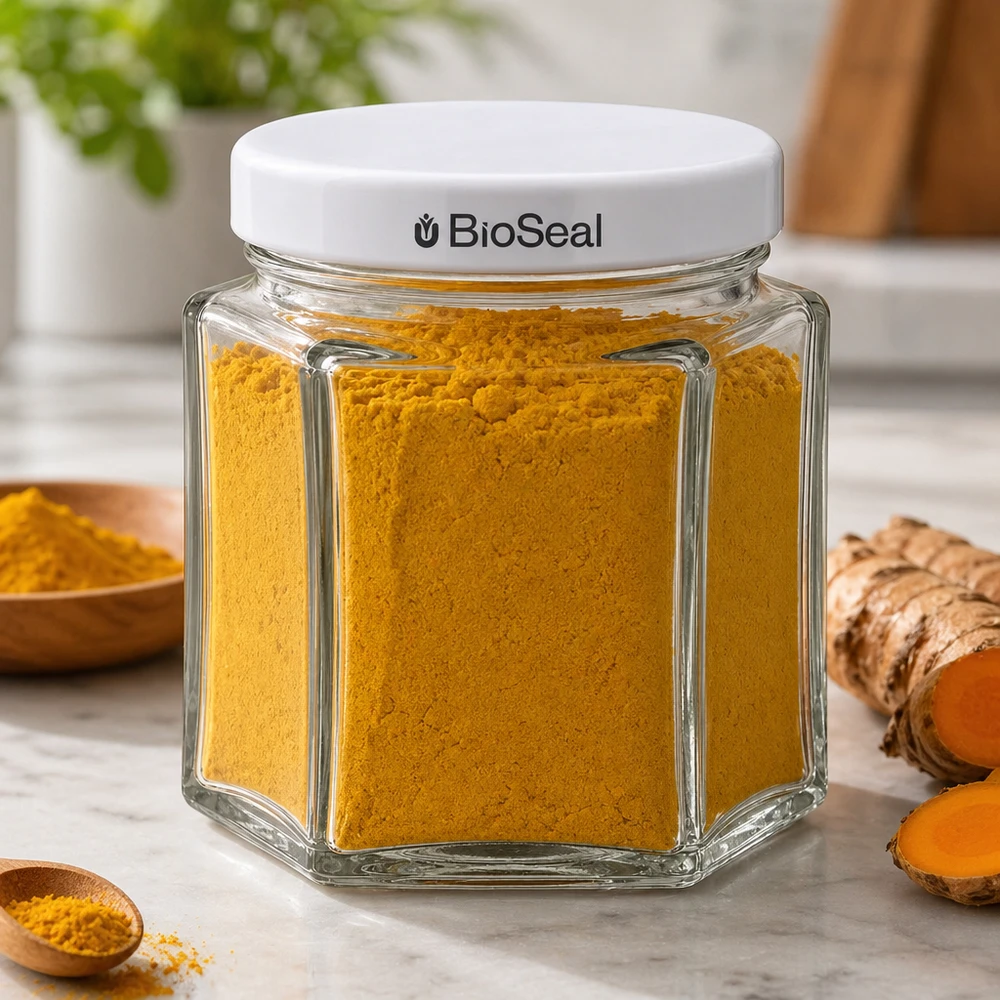 47ml hexaglas met BioSeal deksel wit UNiTWIST 47ml hexaglas met BioSeal deksel wit UNiTWIST