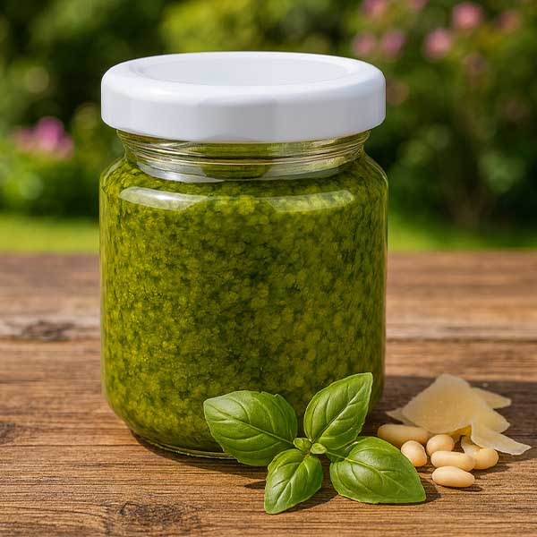 53ml rond glas met BasicSeal deksel wit UNiTWIST