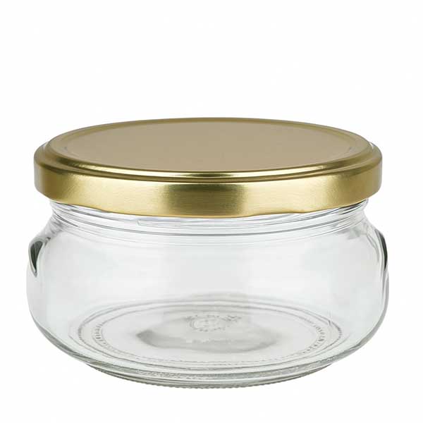120ml terrine met BasicSeal deksel goud UNiTWIST