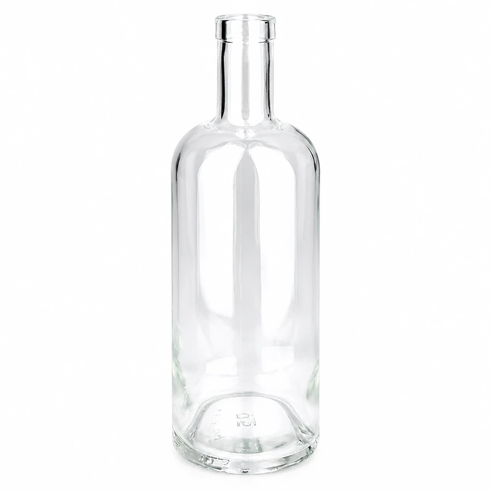 750 ml glazen fles Emma zonder sluiting UNiTWIST® 750ml glazen fles Emma transparant zonder dop UNiTWIST lege gedistilleerde drankfles likeurfles helder