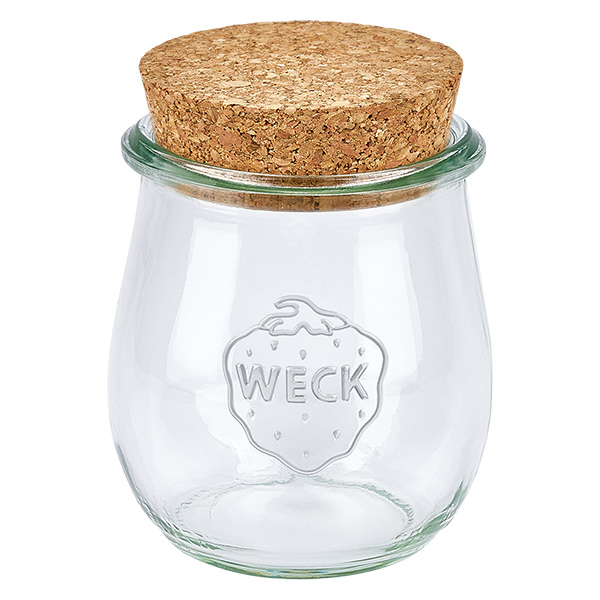 220ml tulpenglas WECK RR60 met kurk