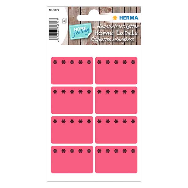 Diepvries etiketten rood (48 stickers) 26x40mm Diepvries etiketten rood (48 stickers) 26x40mm