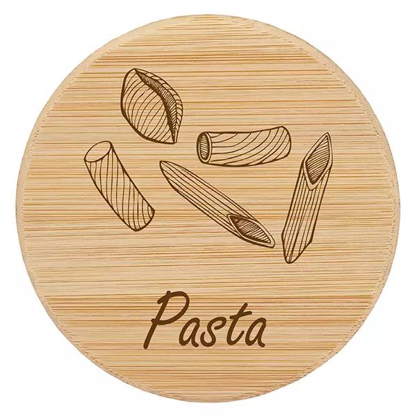 Houten deksel "Pasta" voor WECK RR100 Houten deksel "Pasta" voor WECK RR100